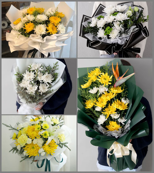 广东清远市连南县三排镇蜈蚣田村白事花束代送
